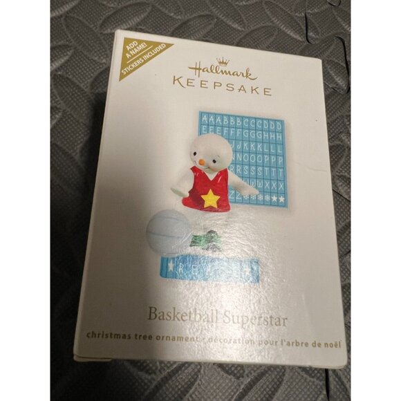 Hallmark Keepsake Ornament Basketball Superstar Name Personalized 2011 Christmas - Picture 2 of 9